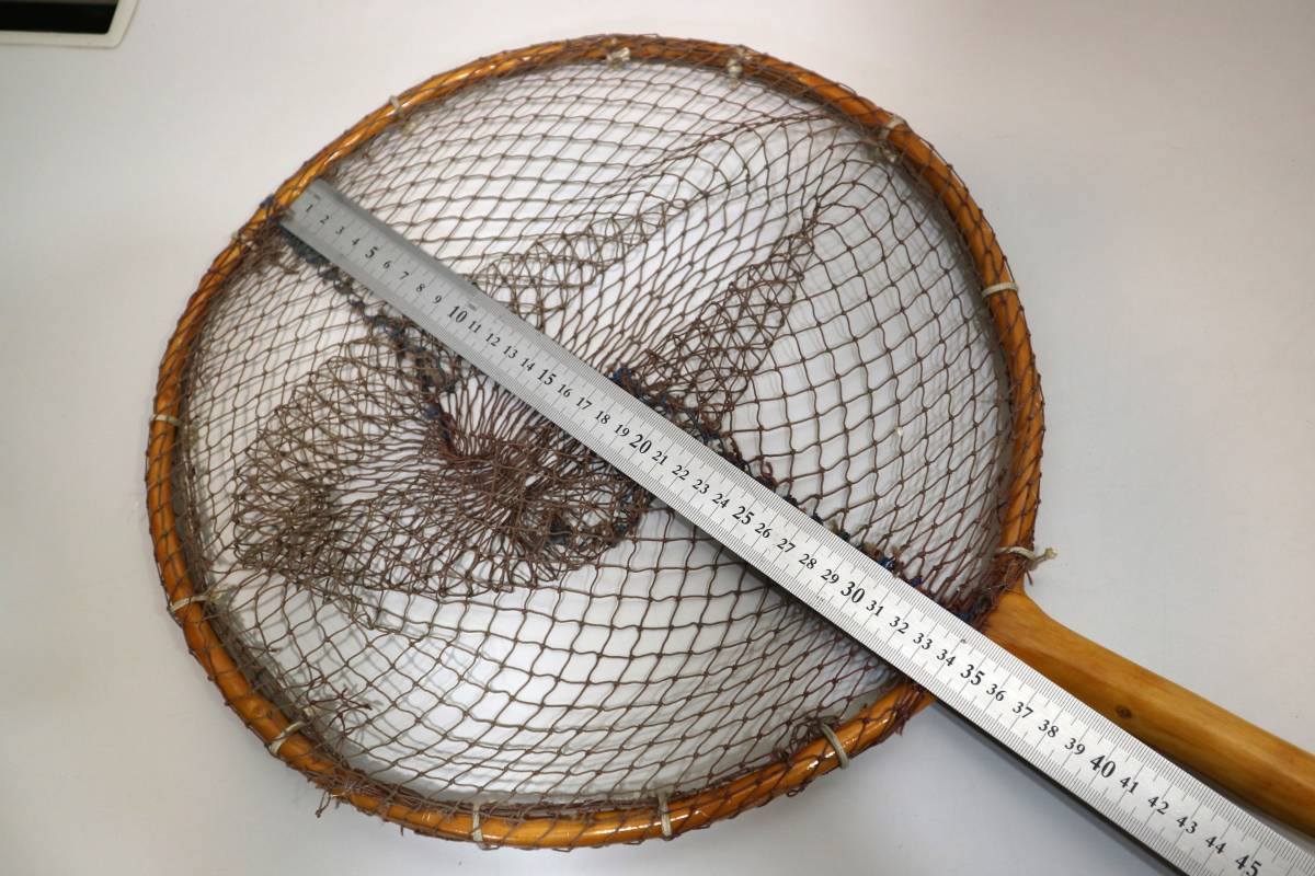 未使用木製鮎タモ渓流ダモ中型枠径34㎝ 玉網鮎渓流釣り| JChere雅虎