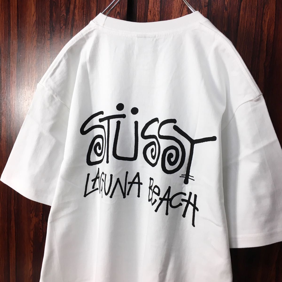 【新品】ステューシー 両面プリント Tシャツ XL 白