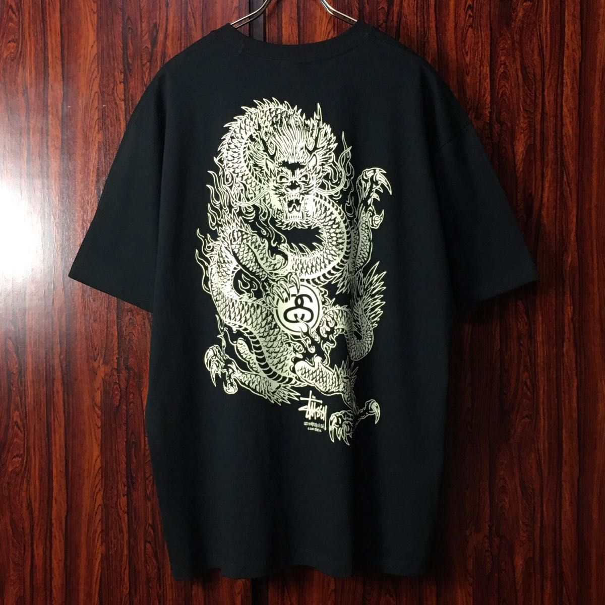 【新品】ステューシー 両面プリント Tシャツ L 黒