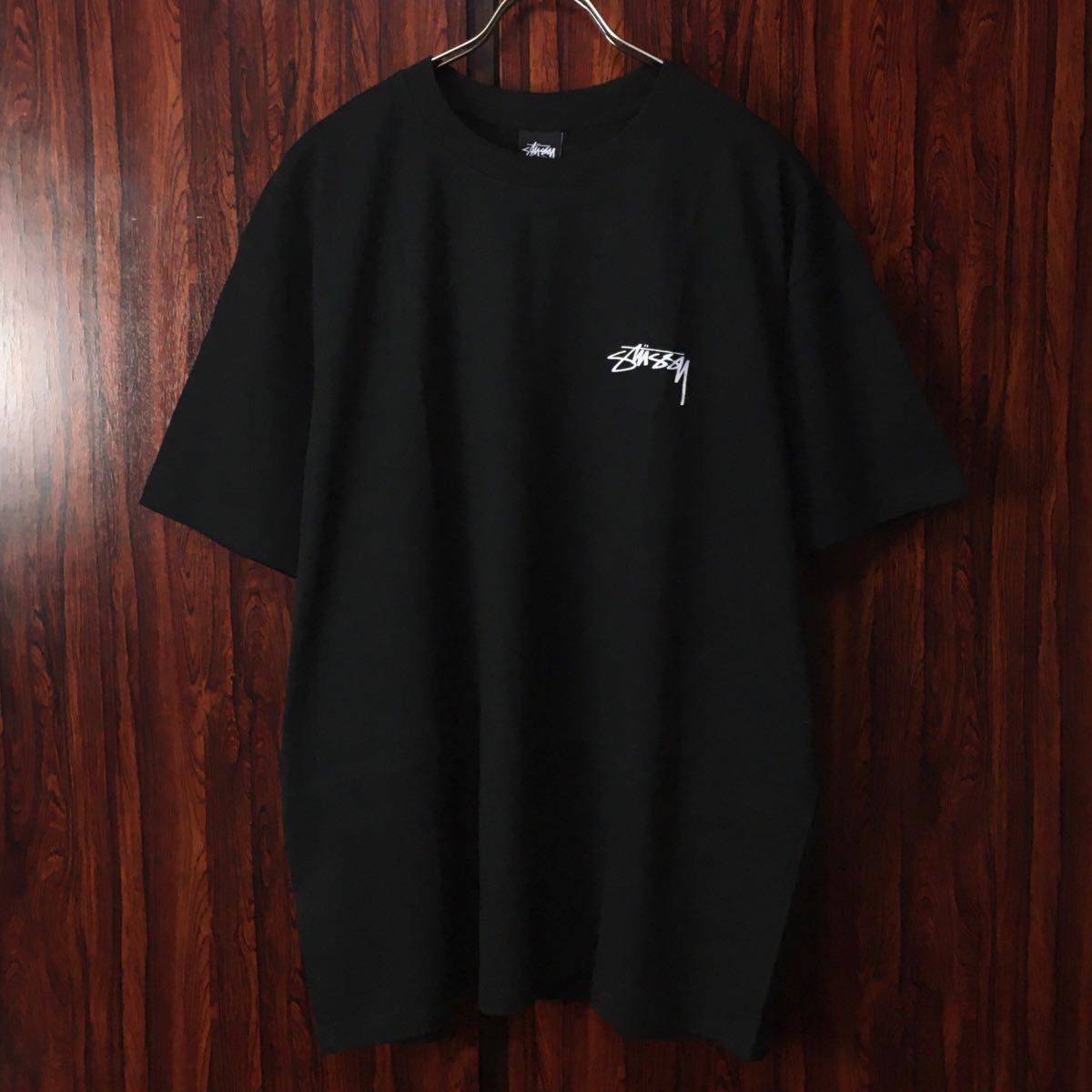 【新品】ステューシー 両面プリント Tシャツ L 黒