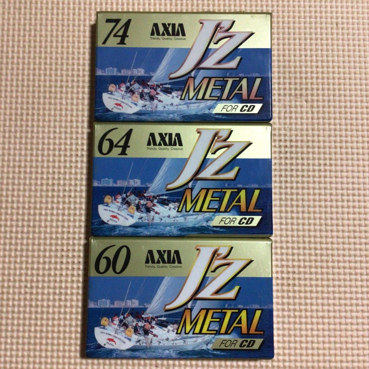 AXIA J'z METAL 60.64.74 メタルポジション カセットテープ3本セット