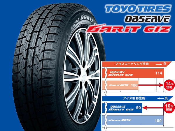 スタッドレスセット ガリット GIZ 215/50R17 91Q シュナイダー スタッグ ストロングガンメタ ノア 70系 3ナンバー 送料無料！_画像3