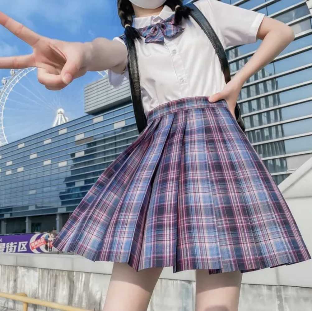 制服コスプレ　チェック柄　Lサイズ　セクシーコスプレ