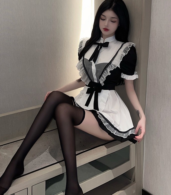 made clothes sexy cosplay meido costume play clothes Night wear 