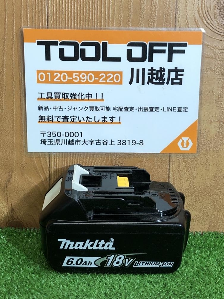 001♪おすすめ商品♪makita マキタ バッテリ BL1860B 充電回数8回