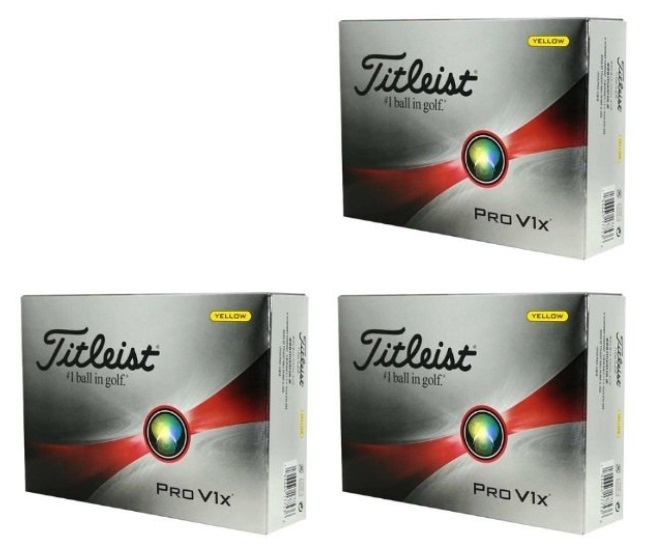 タイトリスト PROV1x プロV1x 3ダースセット イエロー