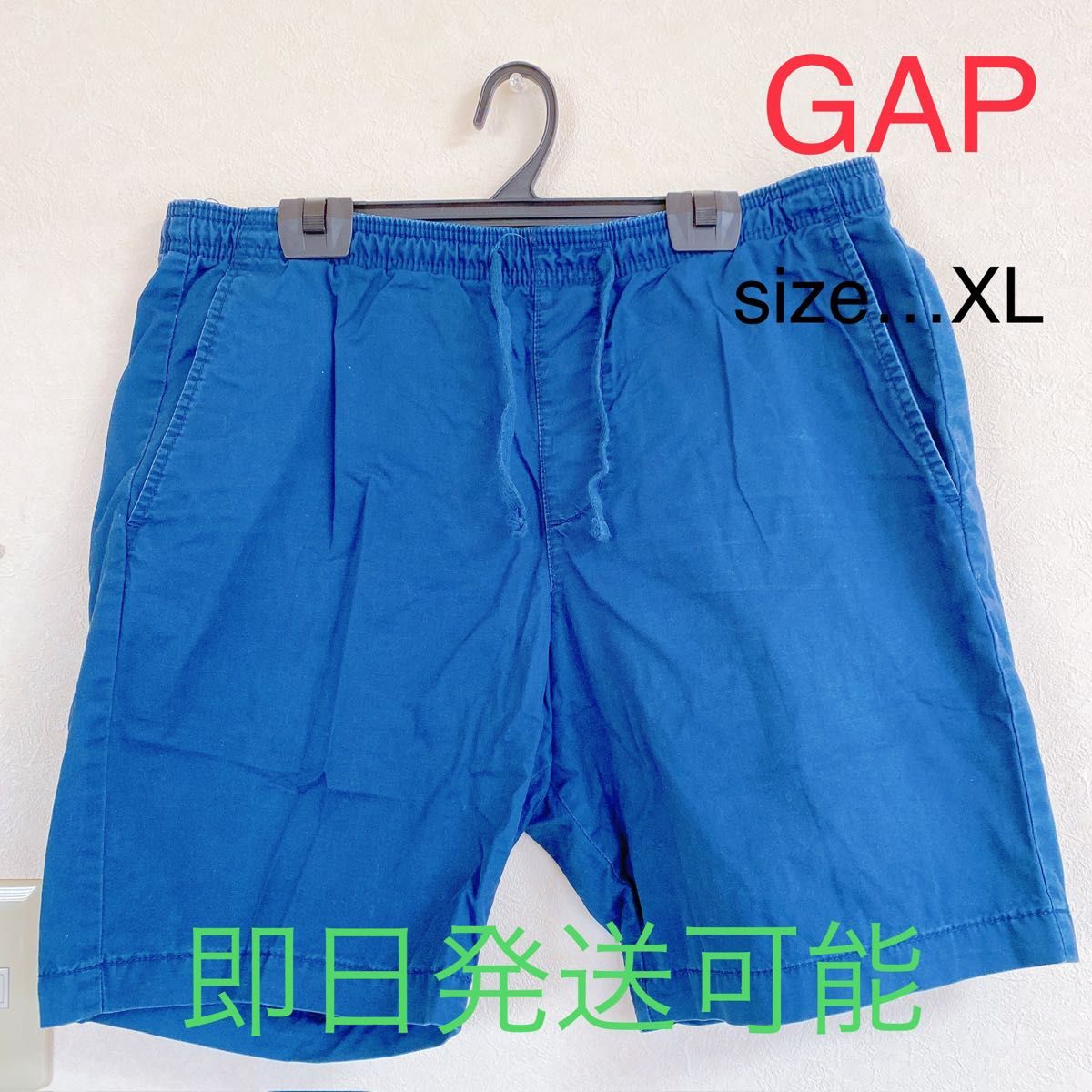 【夏物SALE】GAP ギャップ★メンズ　ハーフパンツ　XL　ブルー