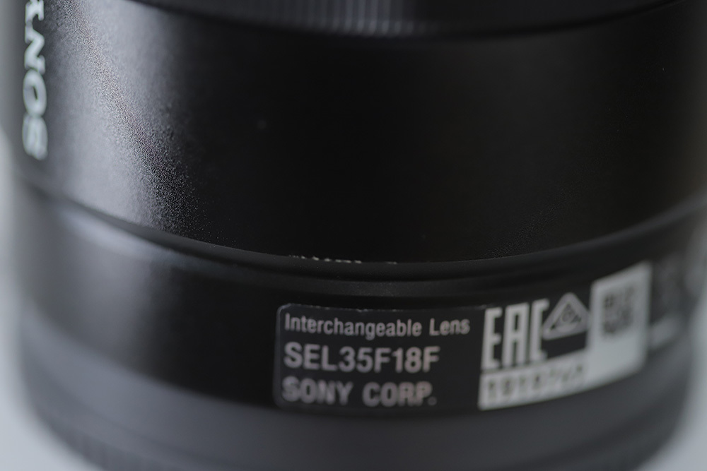 高級素材使用ブランド SONY 35F18F FE 35mm F1.8 フルサイズ 単焦点