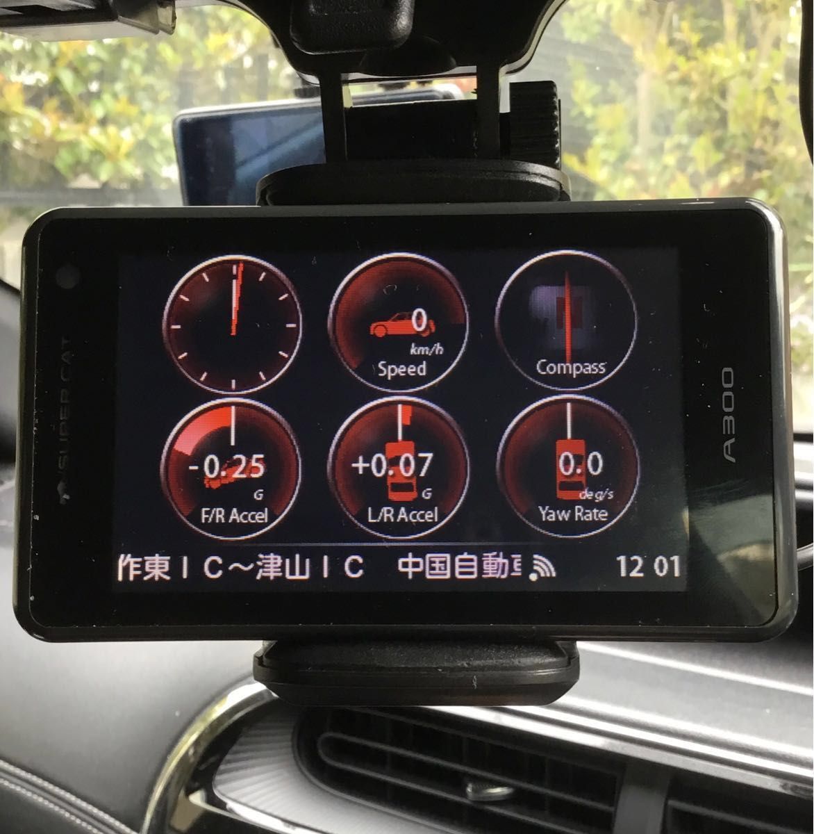 【USED品・美品・最新版データ更新済】YUPITERU GPSレーダー探知機 SUPER CAT A300
