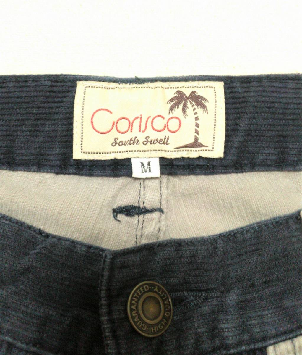 Corisco　コリスコ　コーデュロイ　ショートパンツ　ハーフパンツ　size M　バイカラー　_画像4