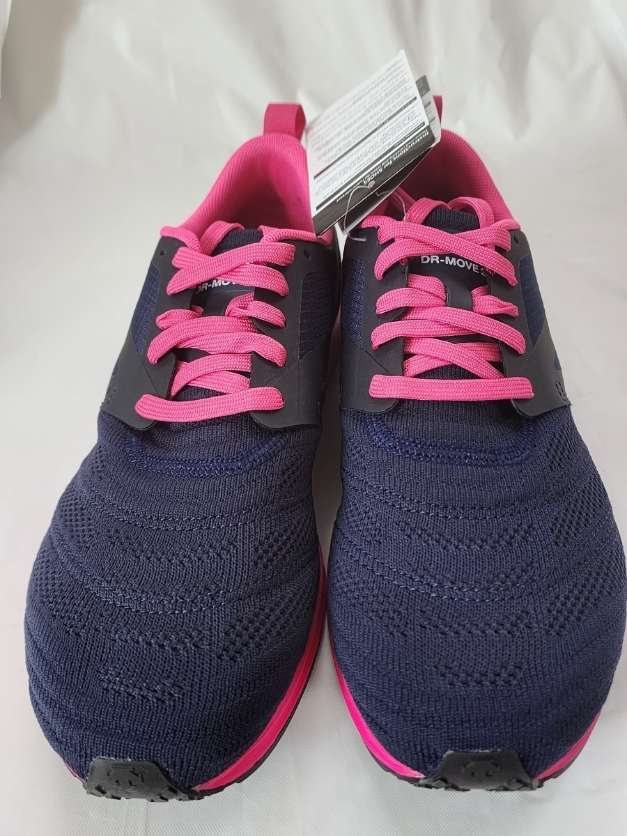 *[ Descente ] running shoes DR-MOVE 2 walking running light weight sneakers navy magenta 25.0 cm
