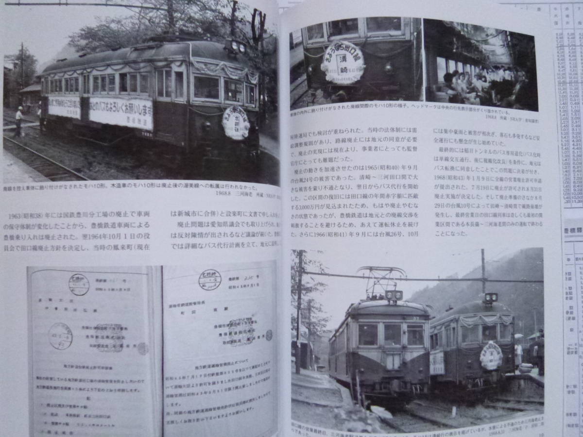 RM LIBRARY 254.豊橋鉄道田口線-田口鉄道の残影ーと田口鉄道時刻表写のセット【RMライブラリー/国鉄飯田線/本長篠/吉田/豊橋/鳳来寺鉄道】