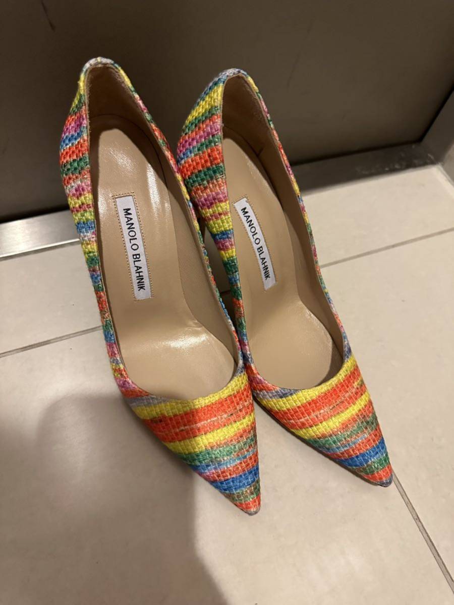 MANOLO BLAHNIK マノロ　パンプス　36.5