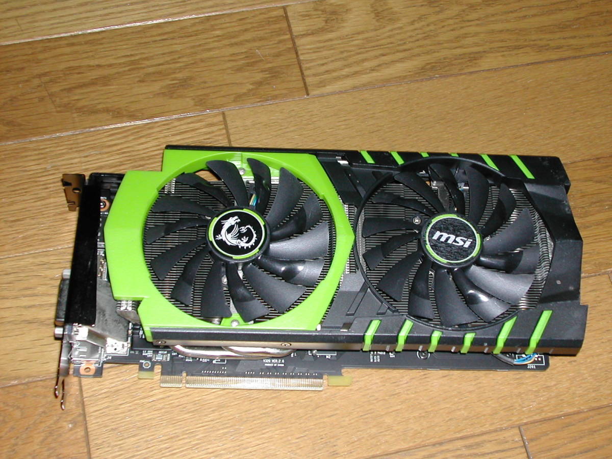 ジャンク欠損あり　MSI　GTX960　2G　限定カラー_画像3