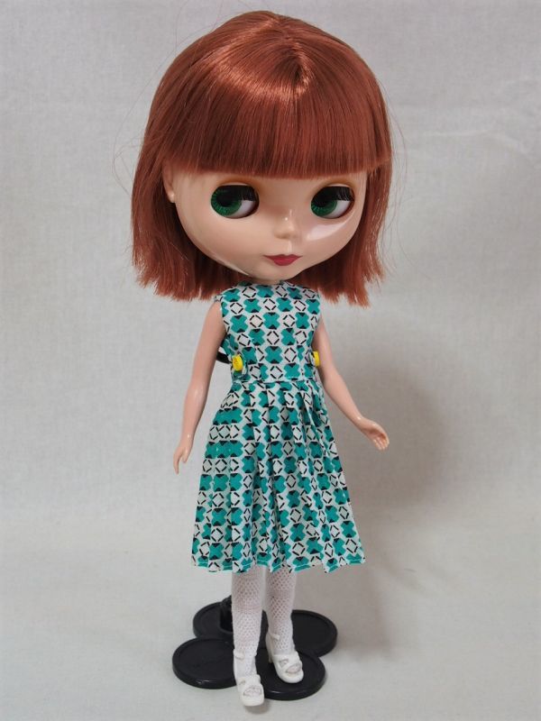 Doll Dressing! ручная работа Blythe / Licca-chan размер . европейская одежда комплект кукла / наружный Fit костюм / платье / One-piece / носки / Showa Retro / кукла одежда 