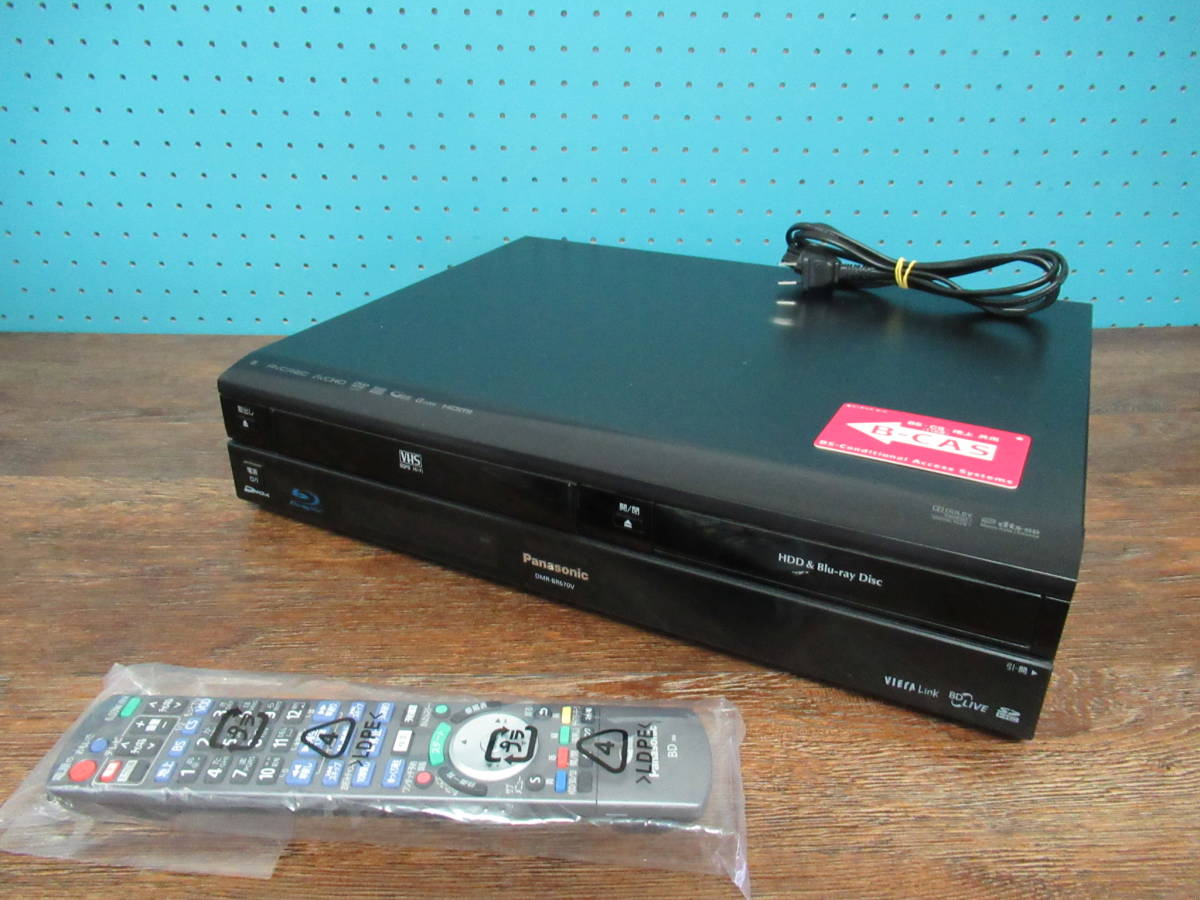 2022 新作】 ♪♪動作確認済 DMR-BR670V 新品リモコン♪♪ HDD搭載VHS
