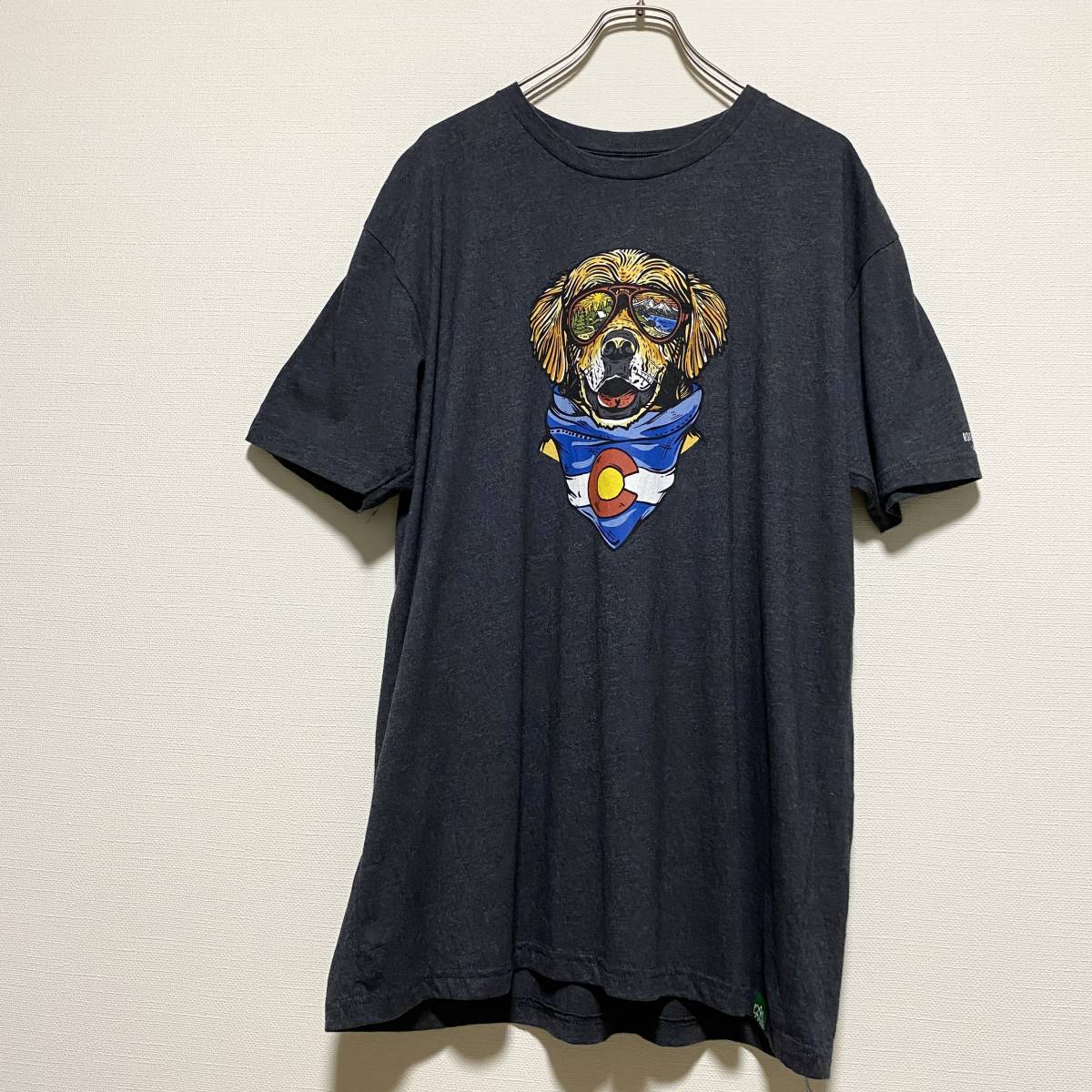 アメリカ古着 犬 アニマル ゴールデンレトリバー 半袖 Tシャツ 大型犬