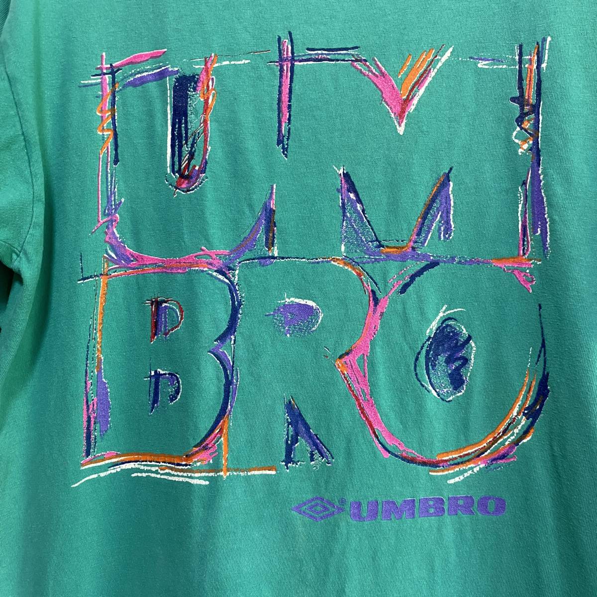 アメリカ古着　UMBRO　アンブロ　90年代　90s ヴィンテージ　半袖　Ｔシャツ　シングルステッチ　USA製　Ｓサイズ　【J1007】_画像6