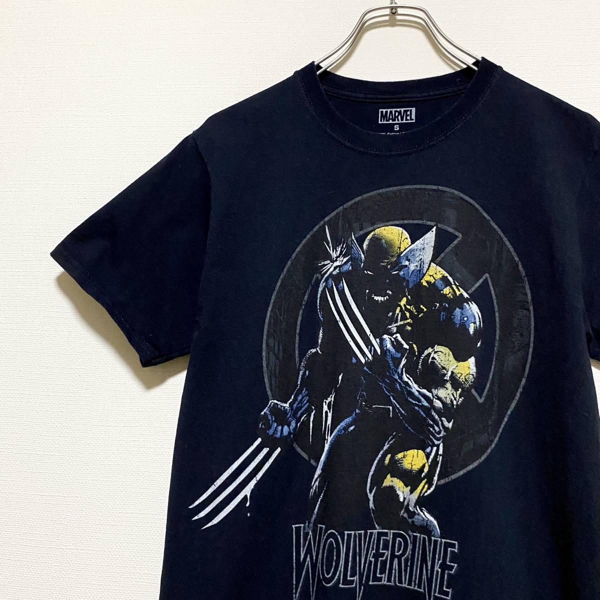 アメリカ古着　WOLVERINE ウルヴァリン　半袖　Tシャツ　MARVEL　マーベル　キャラT　映画　ムービー　Sサイズ　【P10】_画像3