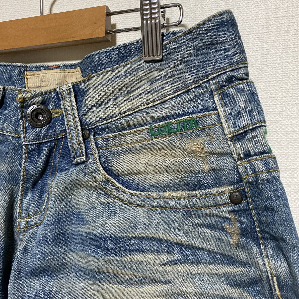 XS LOLITA JEANS　ロリータジーンズ　ショートパンツ　ホットパンツ　デニム　ジーンズ　【SE103】_画像4