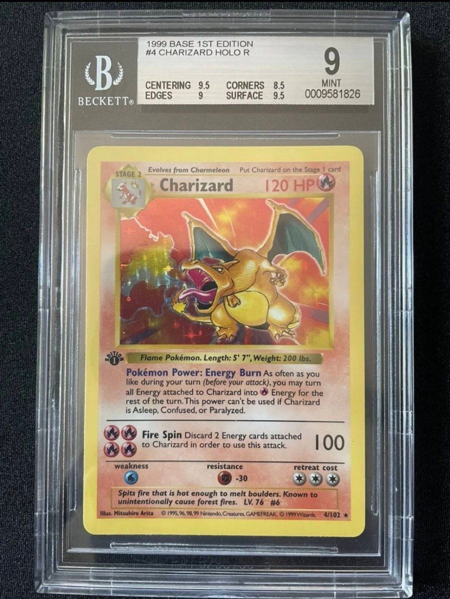 ポケモンカード 1st Edition shadowless Charizard 4/102 pokemon 初期