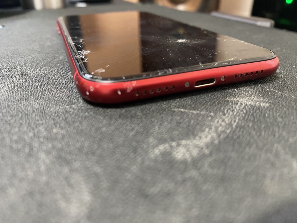 ジャンク】Apple iPhone11 256GB PRODUCT RED SIMフリー SIMロック解除