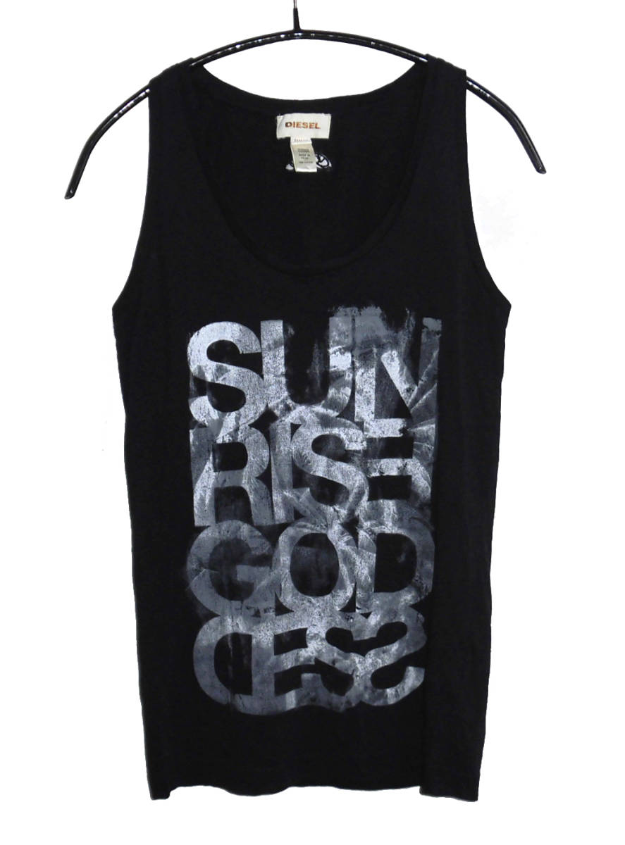 ☆ Красивая дизельная дизельная майка SUN RISE GOD DESS Stretch Tank Size XS Черный