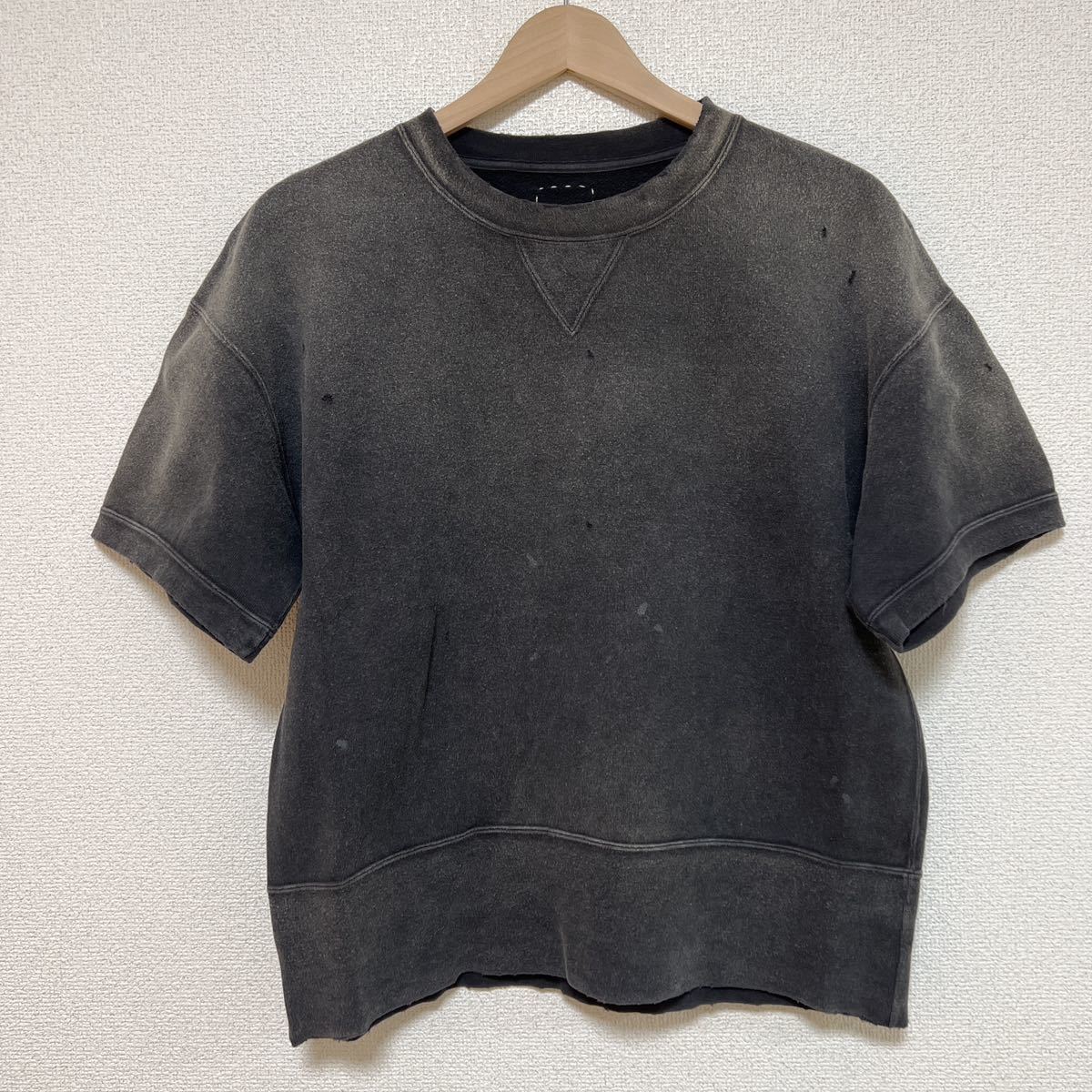 visvim ict 23SS COURT SWEAT S/S CRASH BLACK 3 JOURNEYMAN BRIGADIER