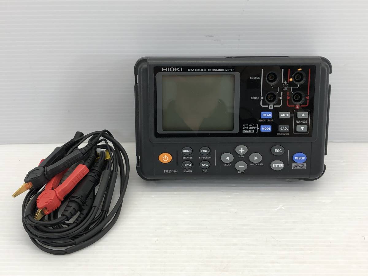 Yahoo!オークション - HIOKI デジタル 抵抗計 RM3548 オーム計 Yahoo!オークション - HIOKI デジタル 抵抗計 RM3548 オーム計