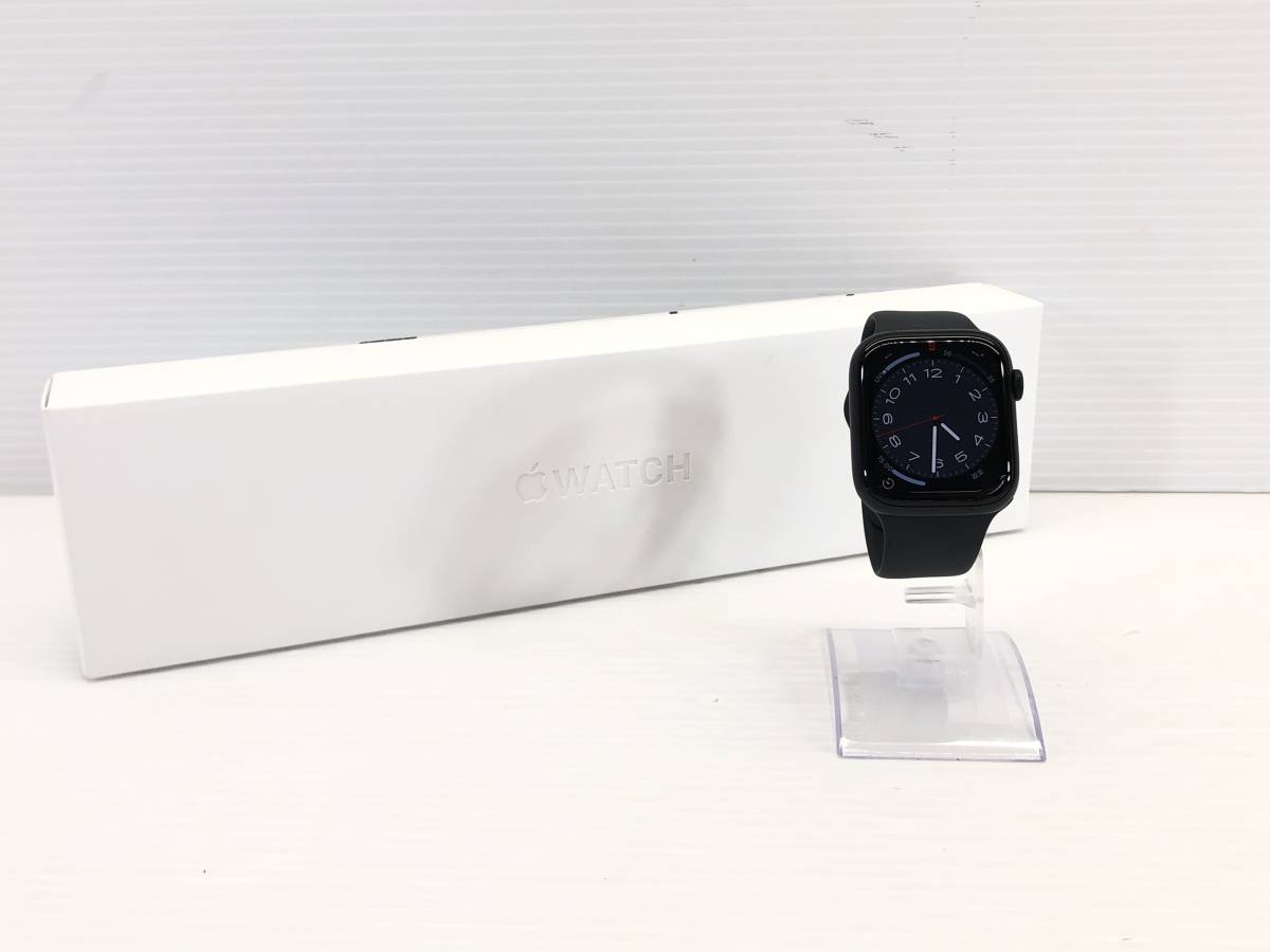 誠実】 Series7 AppleWatch □Apple 45mm 良品□ ミッドナイトスポーツ