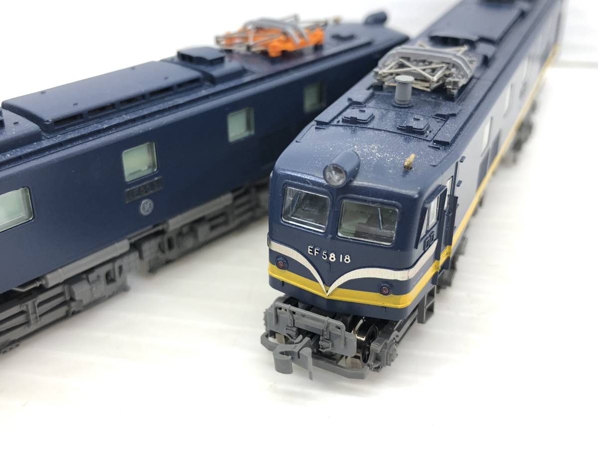 □ 美品 KATO Nゲージ 10-260 Nゲージ 鉄道模型誕生40周年記念 EF58 試験塗装機 4両 鉄道模型 □