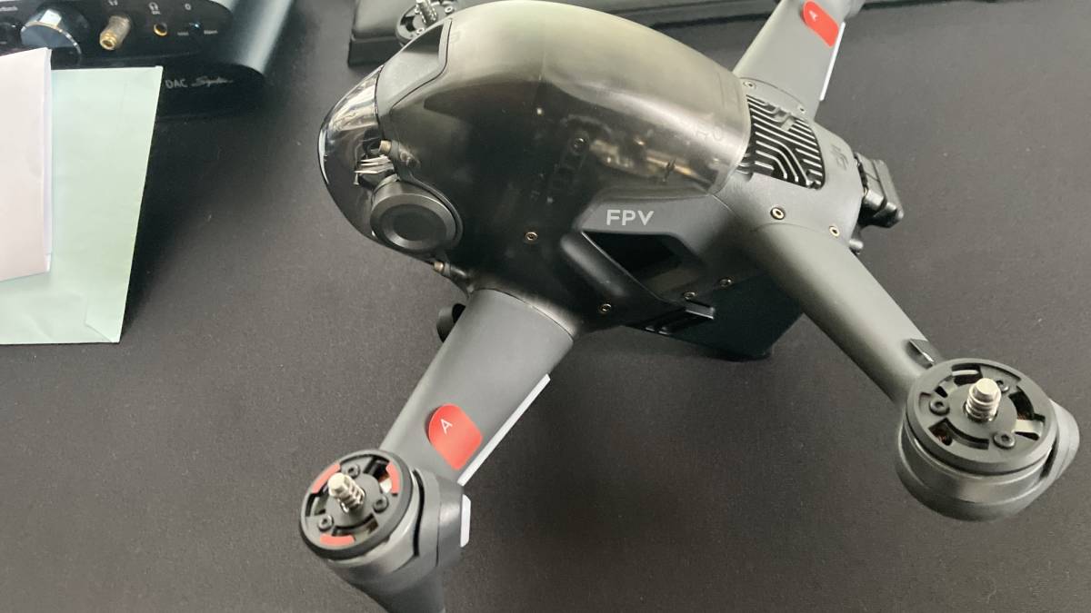 美品 DJI FPVコンボ モーションコントローラー プロペラガード付