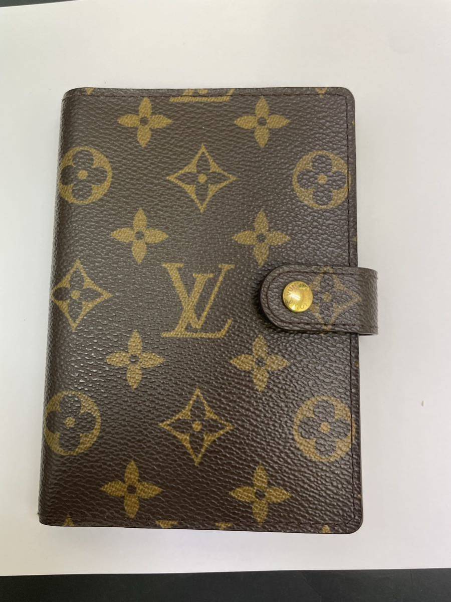 中古品】LOUIS VUITTON ルイヴィトン手帳カバーモノグラムルイヴィトン