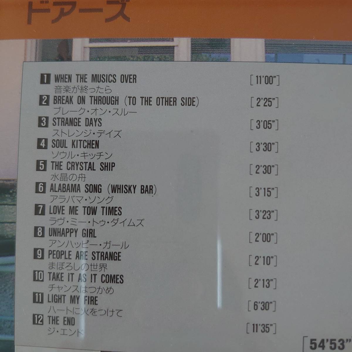 PICK UP ARTIST VOCAL THE DOORS ドアーズ ベスト 【CD】_画像4