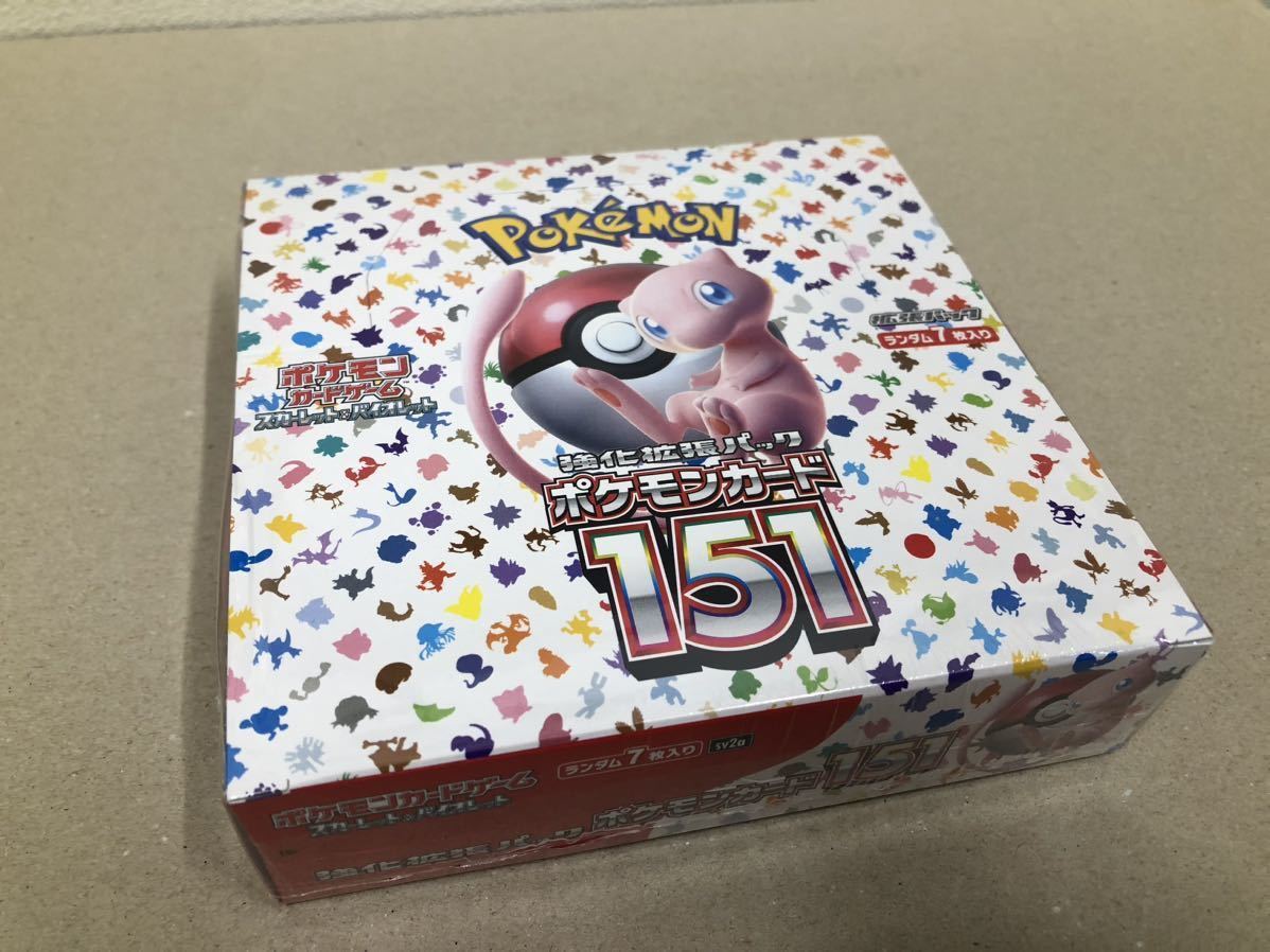 ポケモンカード スカーレット＆バイオレット 強化拡張パック 151 1BOX