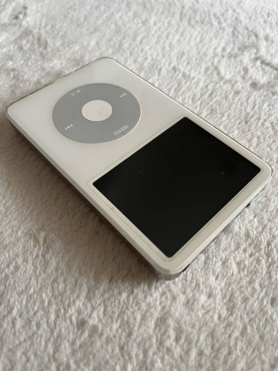 APPLE iPod video A1136 60GB VIDEO MA003J/A ホワイト カスタム 100GB iPod classic ジャンク品