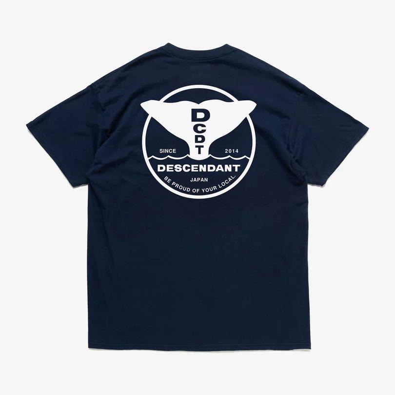 descendant 23ss FLUKE UP SS 4番 半袖Tシャツ ネイビー|PayPayフリマ
