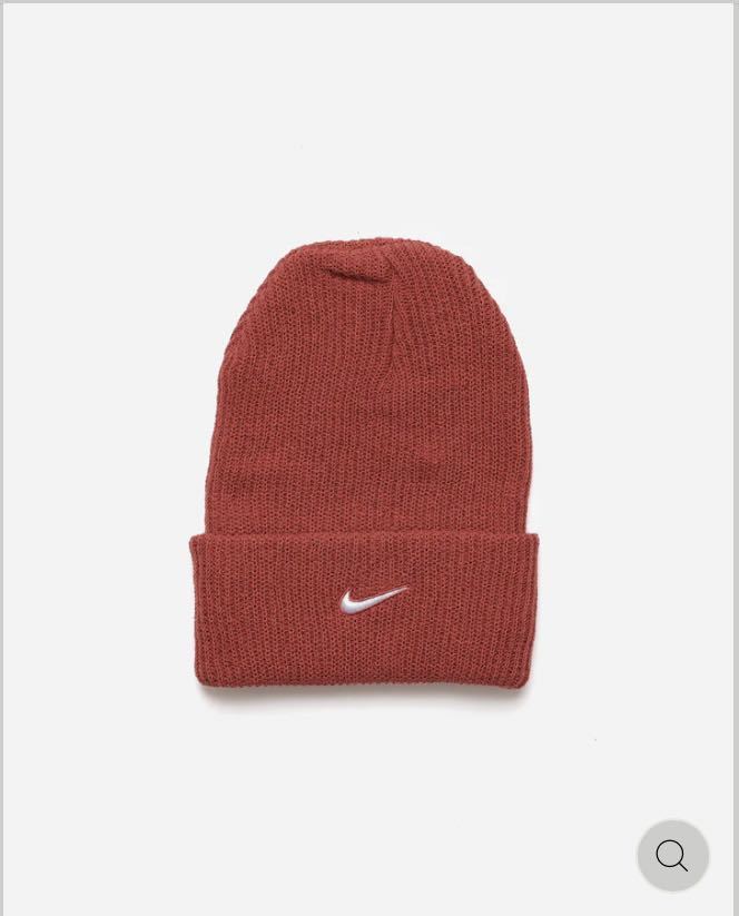 ☆新品 国内正規品 NIKE NSW UTILITY SWOOSH BEANIE DV3442-691 CANYON RUST ナイキ スウッシュ ビーニー ニット帽 ニットキャップ_画像1