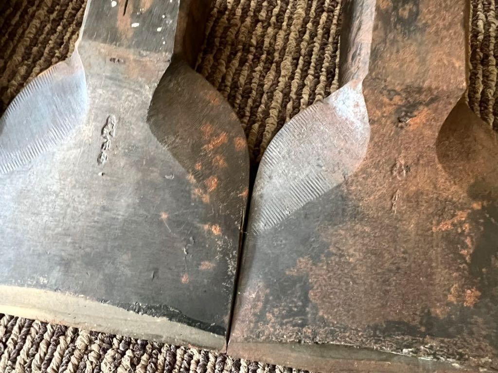 未使用長期保管品ちょうなちょんなチョンナチョウナ銘あり刃部手斧