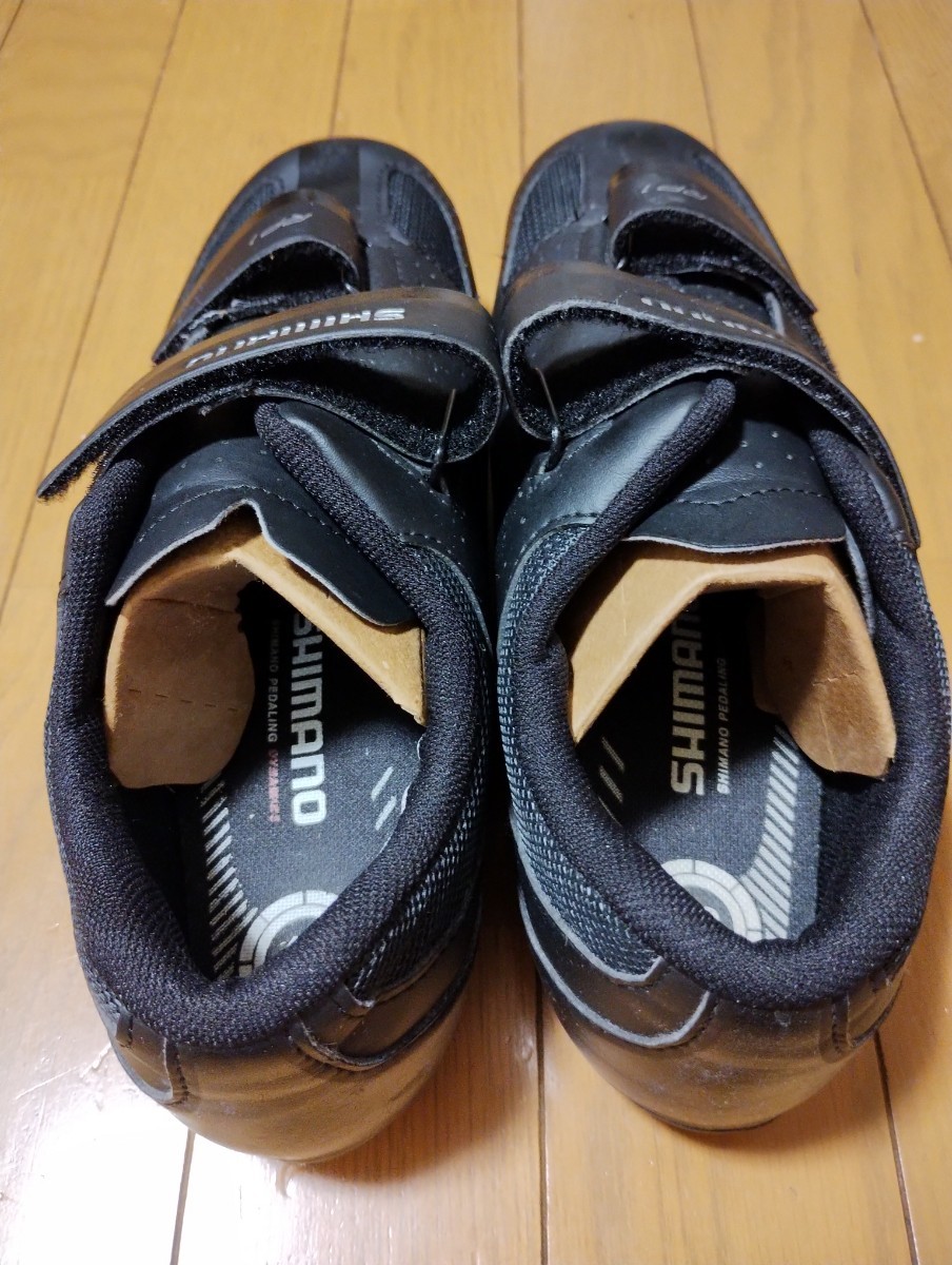  Shimano RP1 SPD-SL/SPD both correspondence binding shoes glass fibre & strengthen nylon sole black SHIMANO RP1 27.2cm