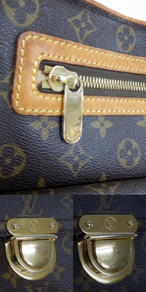 171H333G◆LOUIS VUITTON ルイヴィトン ショルダーバッグ ハドソンGM M40045 モノグラム 中古 _画像5