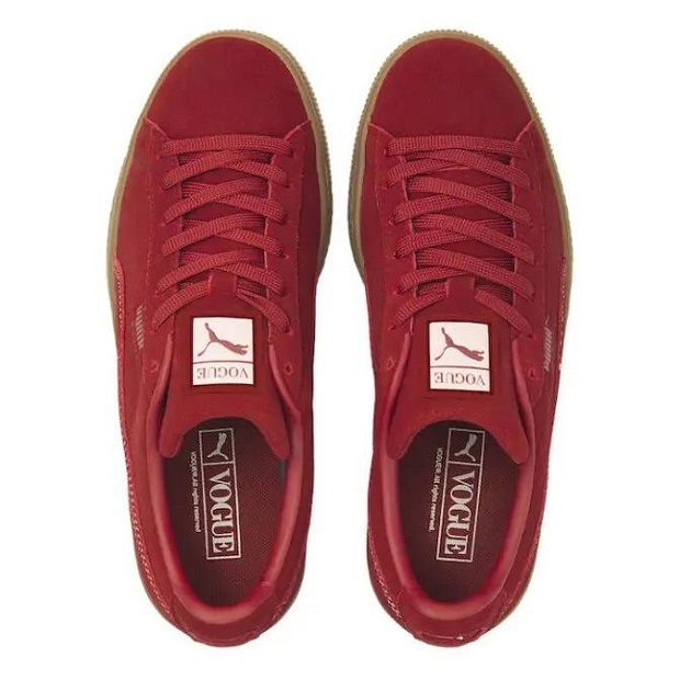  Puma Vogue collaboration suede Classic 23.5cm regular price 14300 jpy red dark red Suede Classics VOGUE lady's suede sneakers 