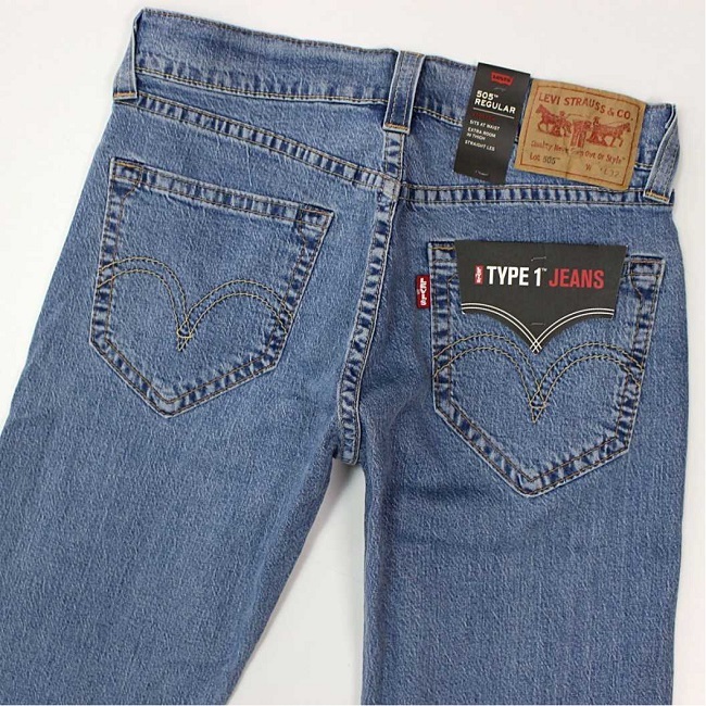 リーバイス 505 レギュラーストレート タイプ1 デニムパンツ W30 定価13200円 ライトユーズド LEVI'S TYPE-1 ビッグE 52440-0004_画像6