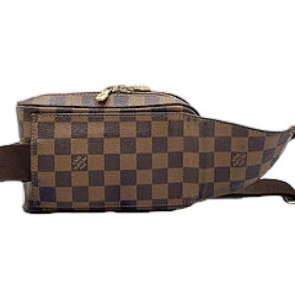 ルイヴィトン ボディバッグ N51994 ジェロニモス ダミエ ウエストポーチ LOUIS VUITTON ブラウン ユニセックス 中古_画像2