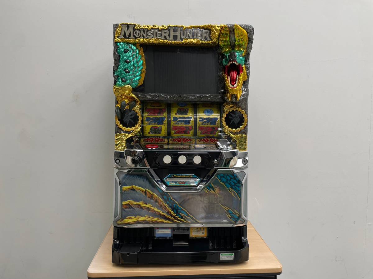 T133☆パチスロ☆スロット実機☆モンスターハンター月下雷鳴☆ドアキー