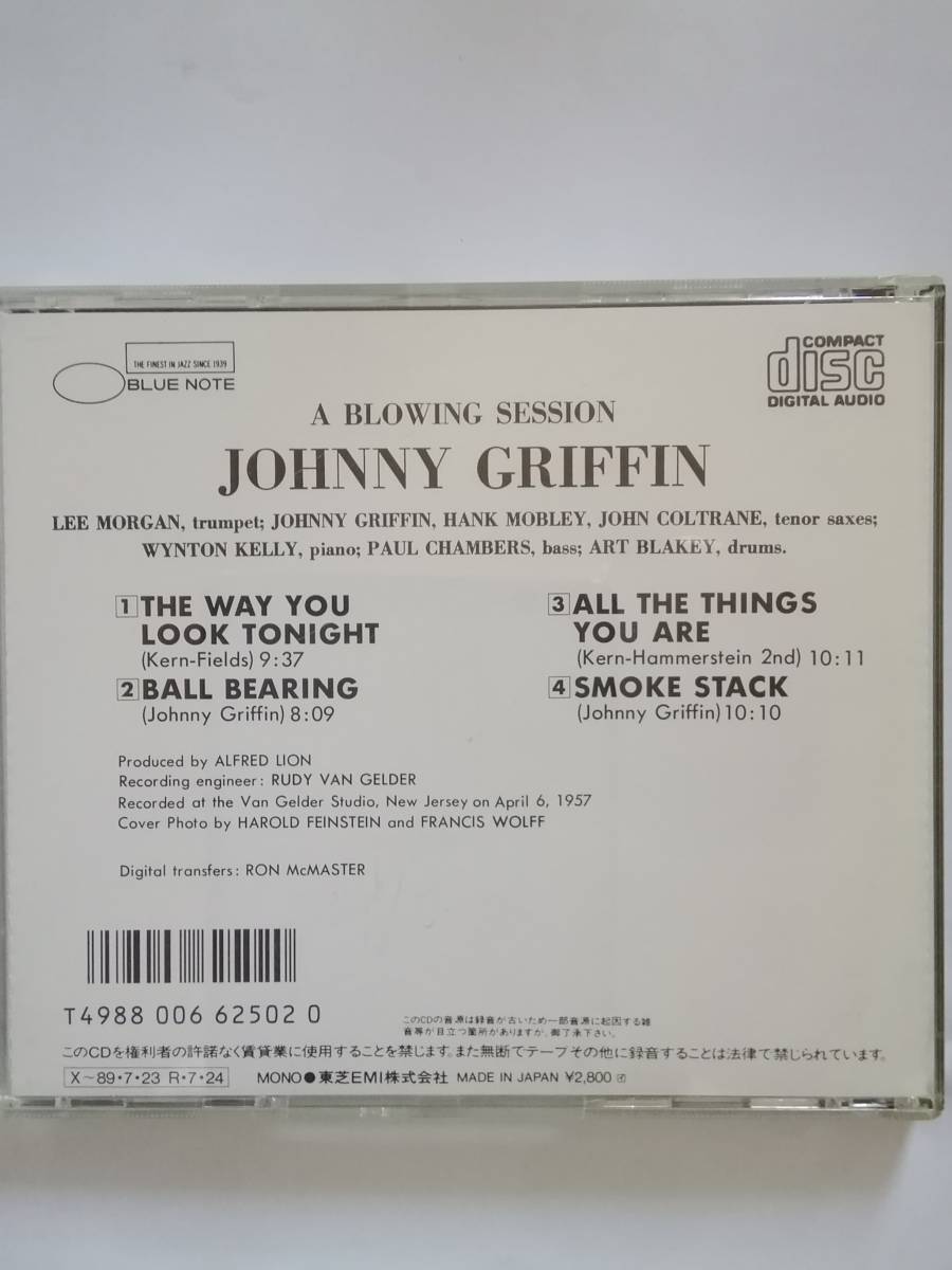 JONNY GRIFFIN / A BLOWING SESSIONS_画像4