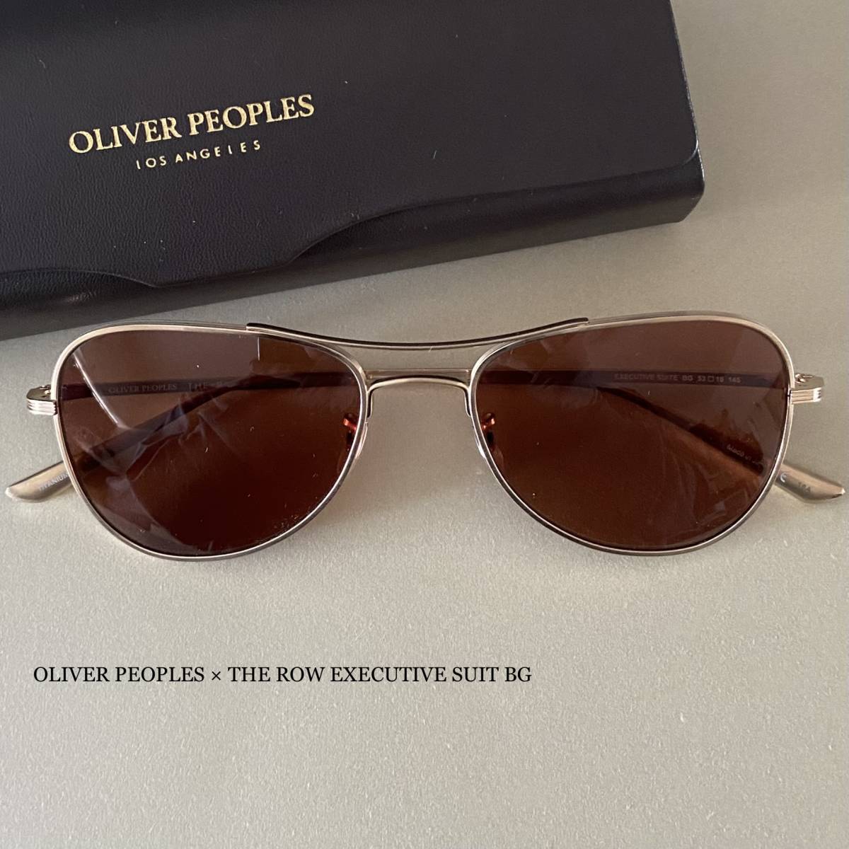 楽天 サングラス ROW THE × PEOPLES OLIVER 新品 OV194 EXECUTIVE