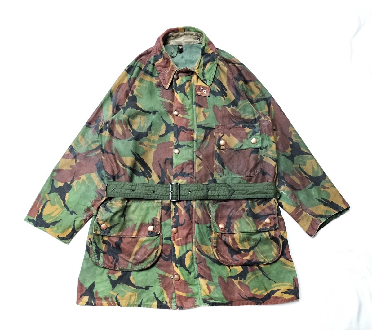 80s Barbour “THE MILITARY” c40 DPM solway zipper ミリタリー ソルウェイジッパー 1クラウン　 1クレスト イギリス軍 YKK棒ジップ