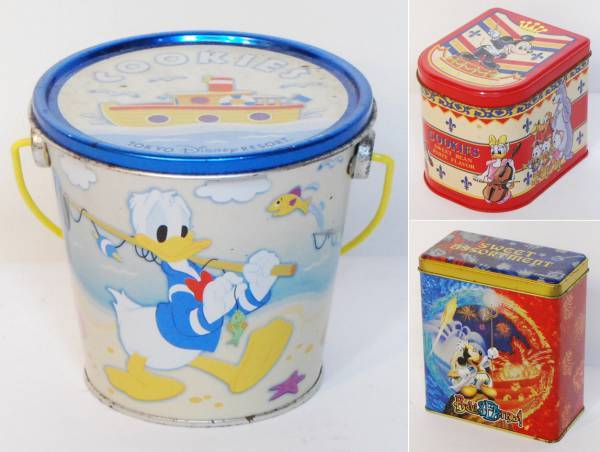 ★Disney★ ディズニーランド シー リゾート 土産品の空箱 9点 カン ボックス 容器 2000～2010頃_画像3