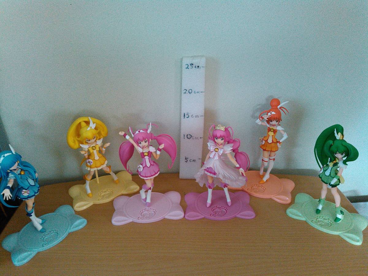  Smile Precure DX girls figure Princess kyua happy kyua Sunny kyua beauty kyua March kyua piece beautiful goods 